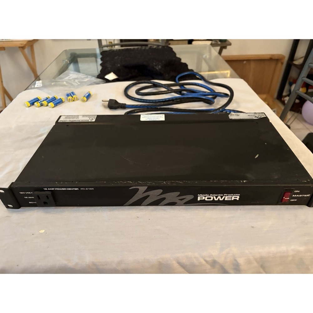 Middle Atlantic PD-915R 15 Amp Rack Mount Power Center Strip